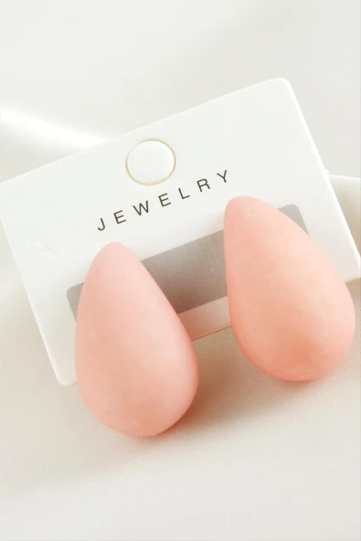 Damla Plastik Küpe - 6