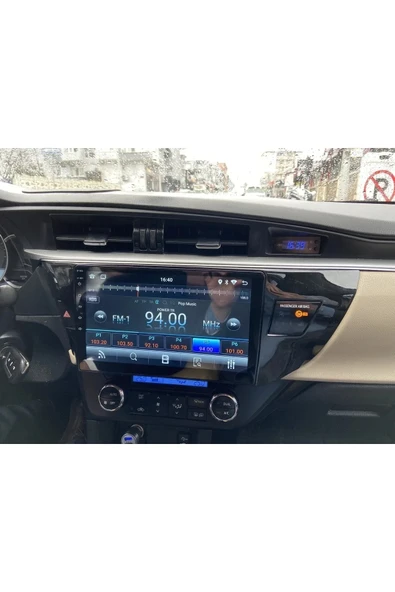 TOYOTA COROLLA (2012-2016)-10.1''ANDROİD GERÇEK 2+32 GB / 4 ÇEKİRDEK 1.6Ghz / WIFI 5.0Ghz / BT 5.4-KABLOSUZ CARPLAY-AHD HD GERİ GÖRÜŞ KAMERA HEDİYE - 2