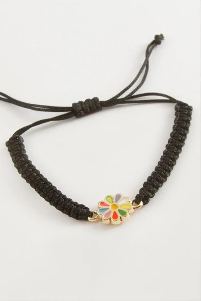 Papatya Makrome Örgülü Bileklik ürün görseli