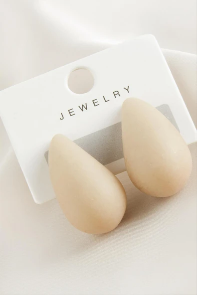 Damla Plastik Küpe - 2