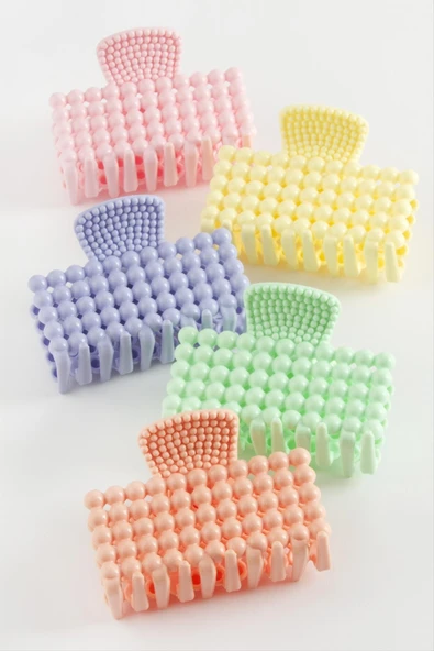 Dikdörtgen Renkli Mandal Toka 6 cm