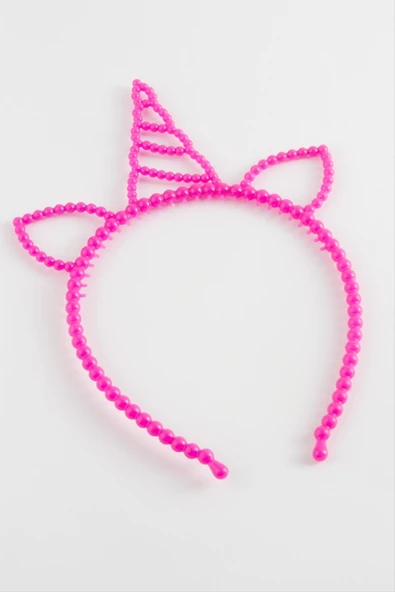 Unicn Kulaklı Plasik Çocuk Taç - Resim 2