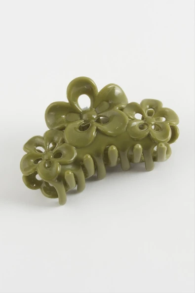 Çiçek Renkli Mandal Toka 8 cm - 2