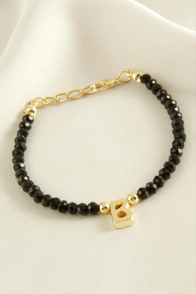 Harfli Kristal Trend Bileklik - Resim 6