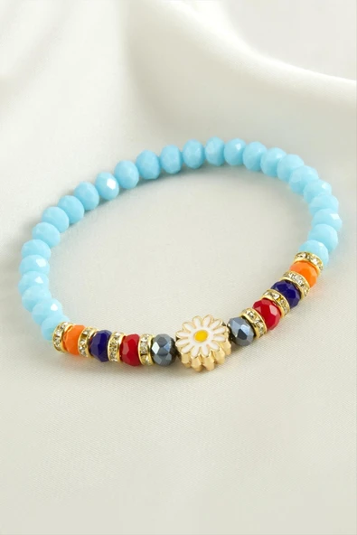 Papatya Kristal Trend Bileklik - Resim 5