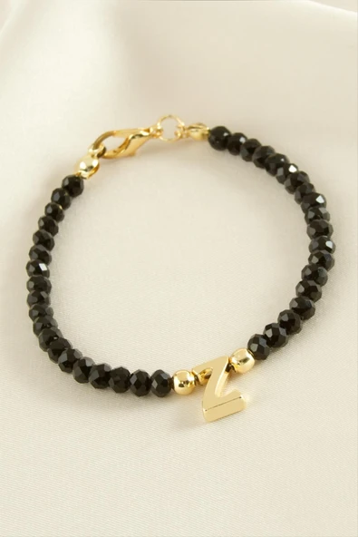 Harfli Kristal Trend Bileklik - Resim 10