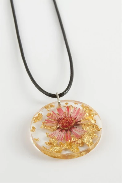 Papatya Epoksi Kolye - Resim 6