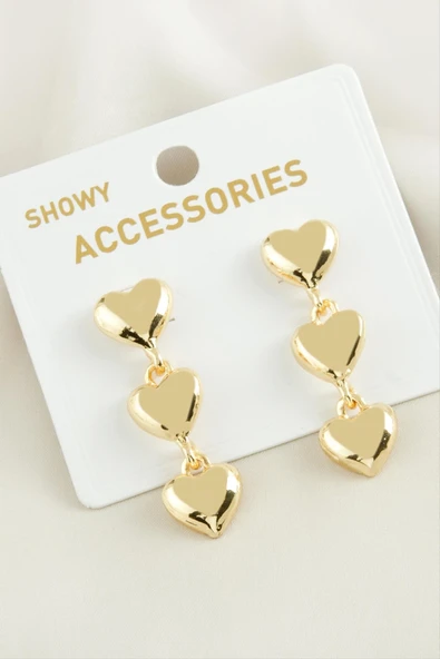 Kalp Yeni Sezon Metal Küpe ürün görseli