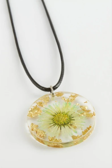 Papatya Epoksi Kolye - Resim 4