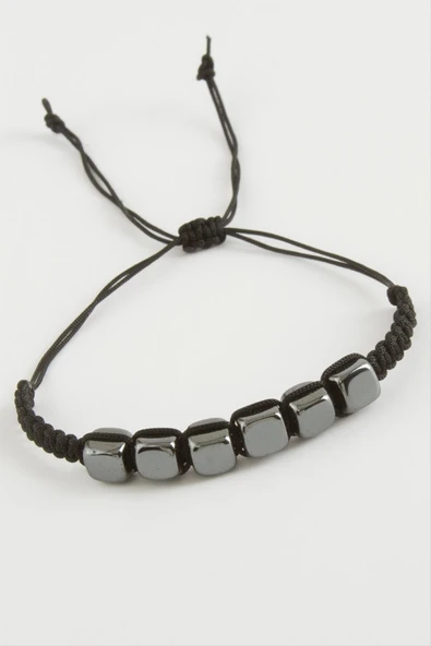 Küp Hematit Doğal Taş Bileklik - 2