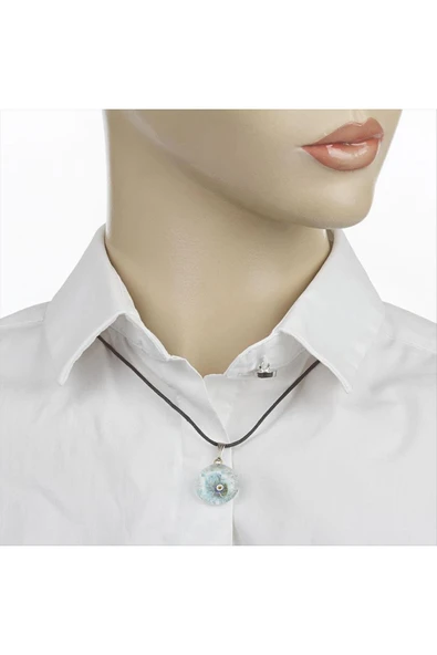 Nazarlı Cam Kolye - Resim 2