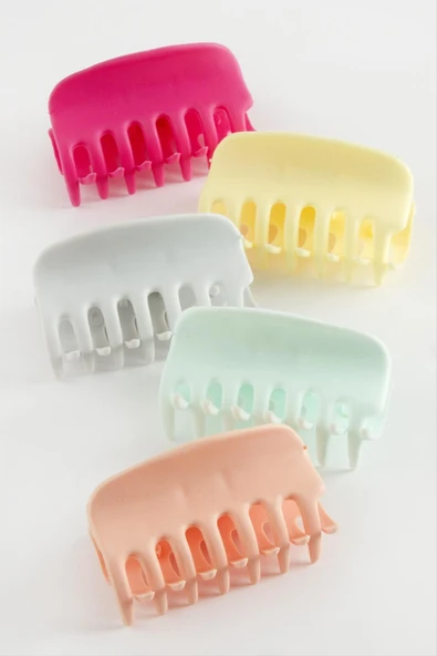 Düz Renkli Mandal Toka 6 cm