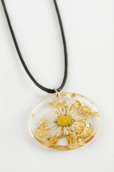 Papatya Epoksi Kolye - Resim 2