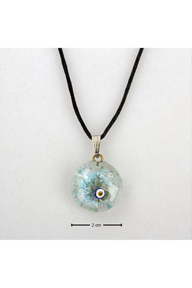 Nazarlı Cam Kolye - Resim 3