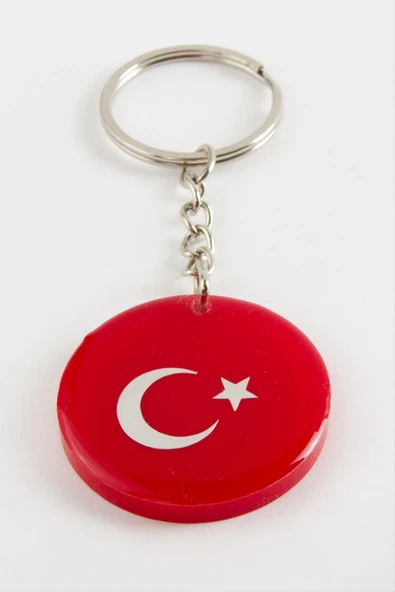 Ay Yıldız Epoksi Anahtarlık - 2