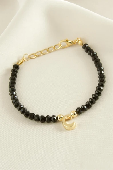 Harfli Kristal Trend Bileklik - Resim 2