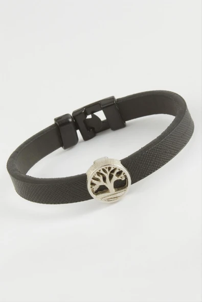 Hayat Ağacı Kaliteli Suni Deri Bileklik - Resim 2