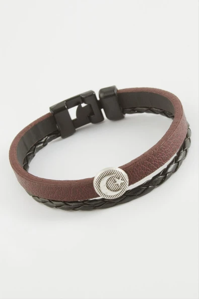 Ay Yıldız Kaliteli Suni Deri Bileklik ürün görseli