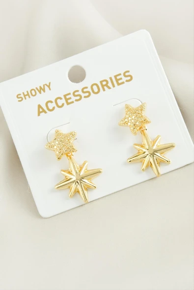 Yıldız Trend Metal Küpe ürün görseli