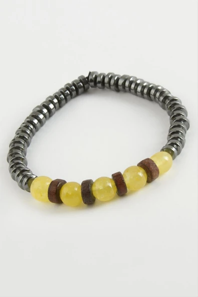 Akik Hematit Doğaltaş Bileklik ürün görseli