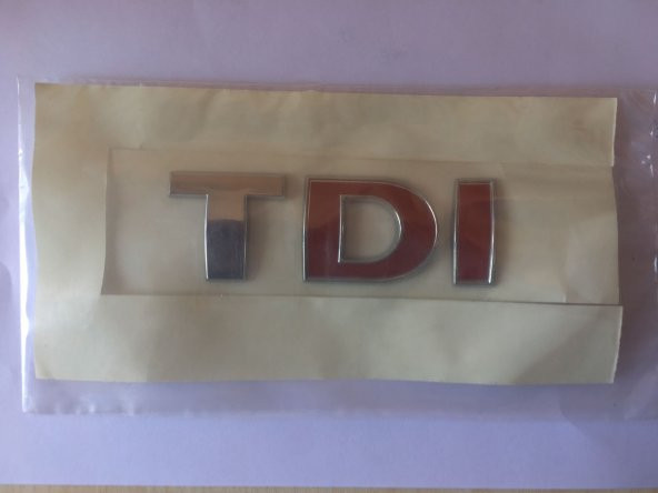 VOLKSWAGEN TDI BAGAJ YAZISI İKİ KIRMIZI (CRAFTER) 2E0853675B