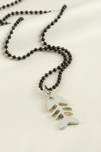 Kılçık Top Zincirli Erkek Kolye ürün görseli