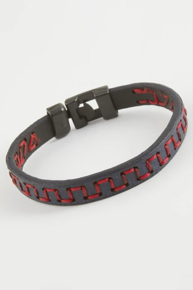 Labirent Kaliteli Suni Deri Bileklik - 2