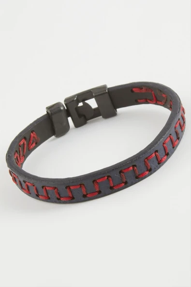 Labirent Kaliteli Suni Deri Bileklik