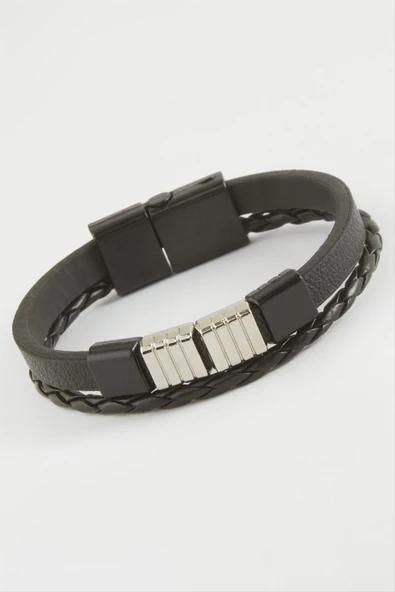 Kaliteli Mıknatıslı Suni Deri Bileklik ürün görseli