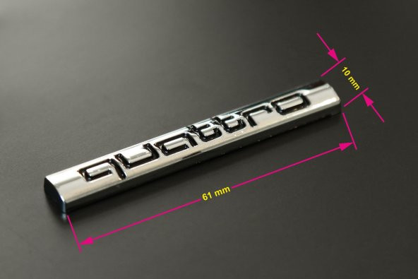 AUDI QUATTRO YAZI-LOGO 4B0853737D 2ZZ