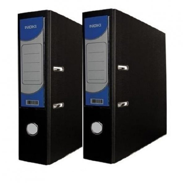 Büro Klasör Geniş Noki Siyah Büro Klasörü Halkalı 2 Adet