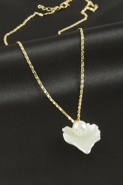 Yaprak İnci Kolye - 2