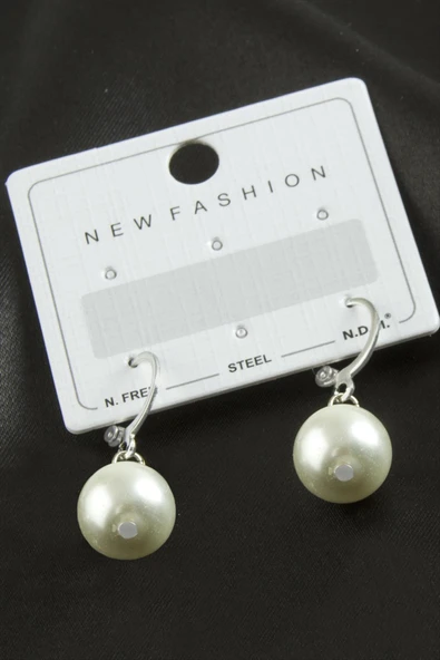 Yuvarlak İnci Küpe ürün görseli