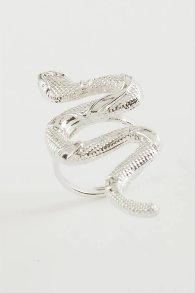 Yılan Metal Yüzük - Resim 3