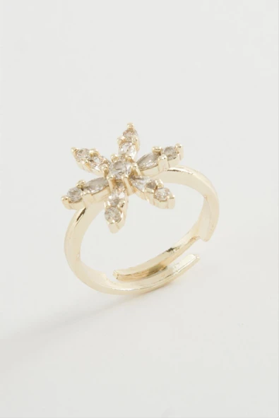 Lotus Zirkon Taşlı Yüzük ürün görseli