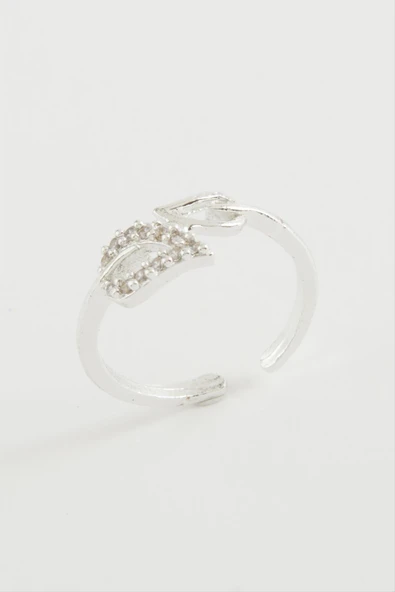 Yaprak Zirkon Taşlı Yüzük - Resim 3