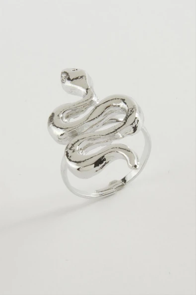 Yılan Metal Yüzük - Resim 2