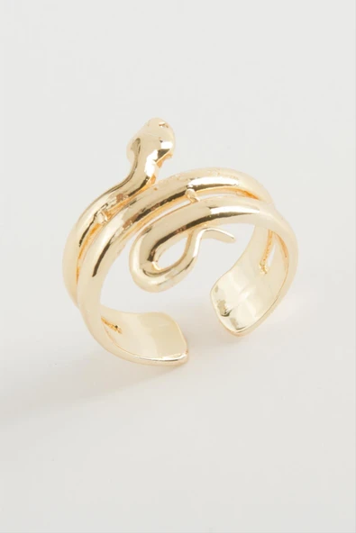 Yılan Metal Yüzük - Resim 3