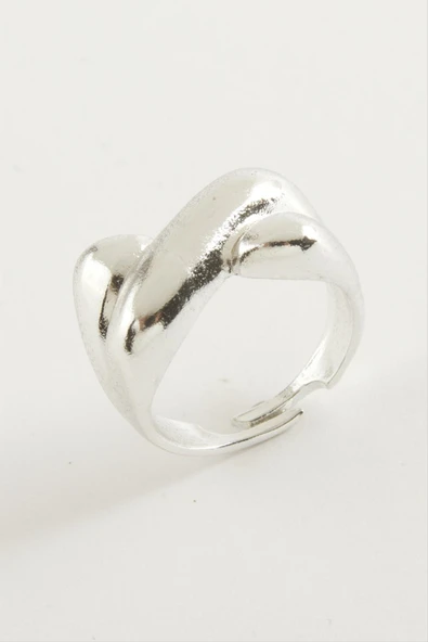 Oval Metal Yüzük - Resim 2