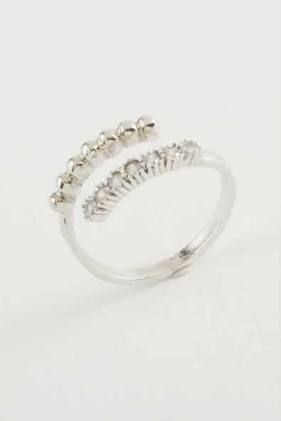 Tek Sıra Taşlı Yüzük - Resim 2