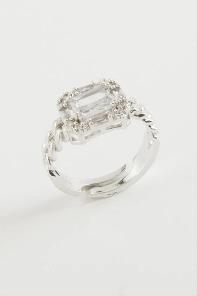 Baget Zirkon Taşlı Yüzük - Resim 2