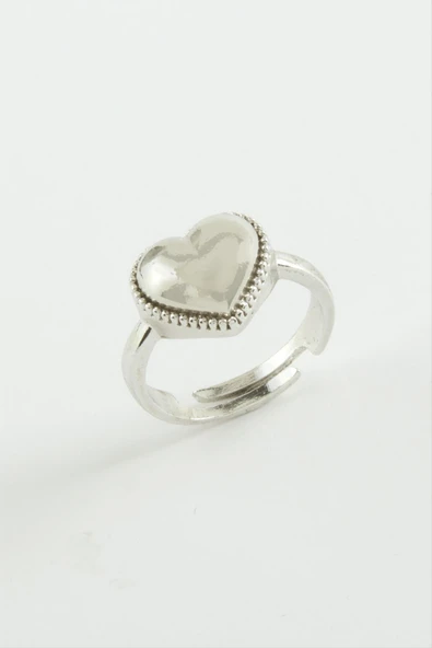 Kalp Metal Yüzük - Resim 2