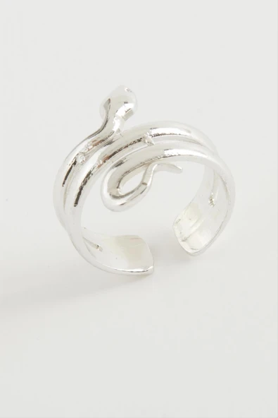 Yılan Metal Yüzük - Resim 2