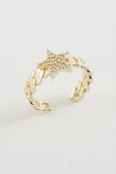 Yıldız Zirkon Taşlı Yüzük ürün görseli