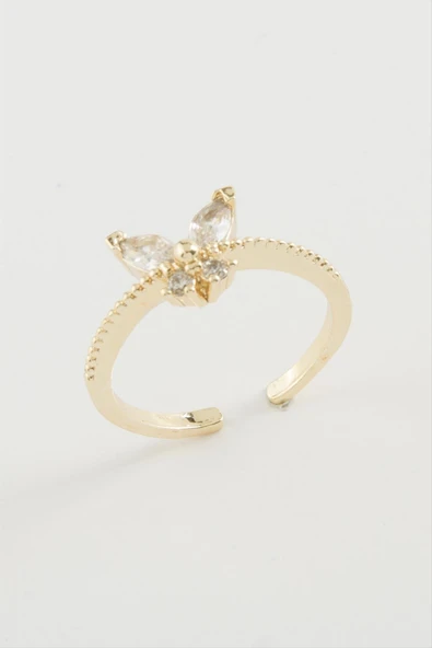 Kelebek Zirkon Taşlı Yüzük ürün görseli