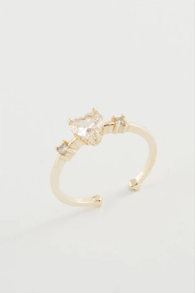 Kalp Zirkon Taşlı Yüzük ürün görseli