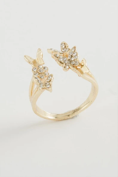 Kelebek Zirkon Taşlı Yüzük ürün görseli