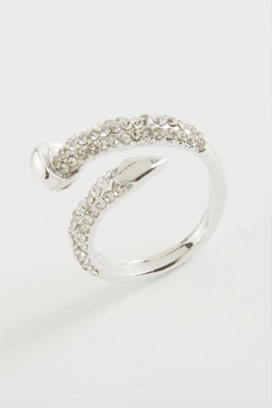 Çivi Zirkon Taşlı Yüzük - Resim 2