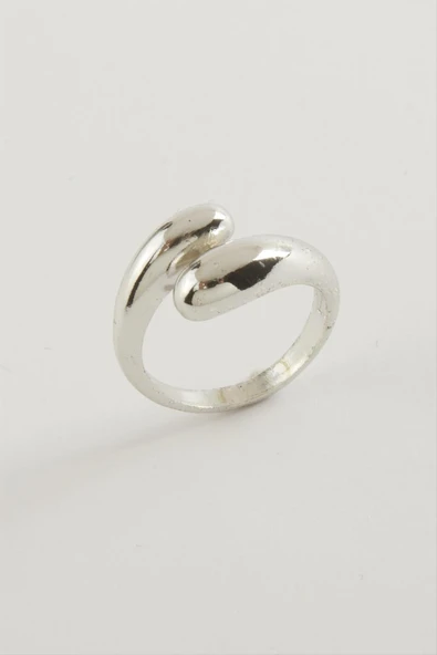 Oval Metal Yüzük - Resim 2