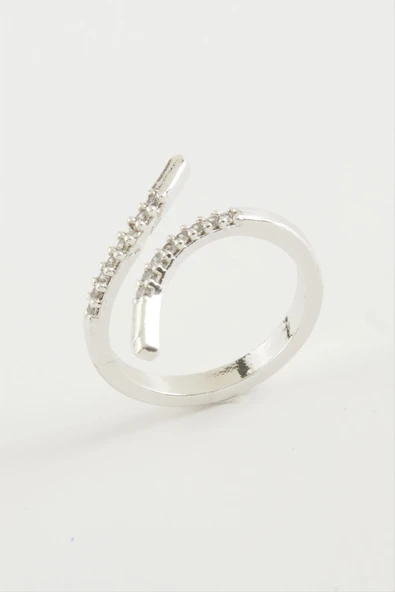 Oval Zirkon Taşlı Yüzük - Resim 3